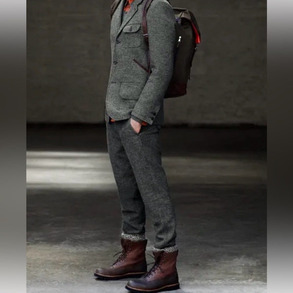 H&M Other - Men’s H&M MAURITZ ARCHIVE COLLECTION 100% British Moon Wool Tweed Pants Gray 30R